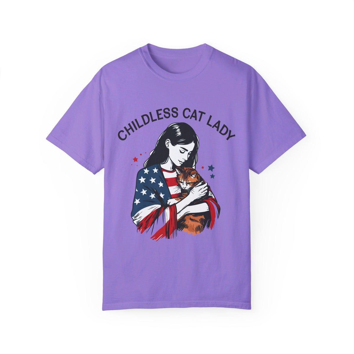 Childless Cat Lady Kamala Harris Shirt 7