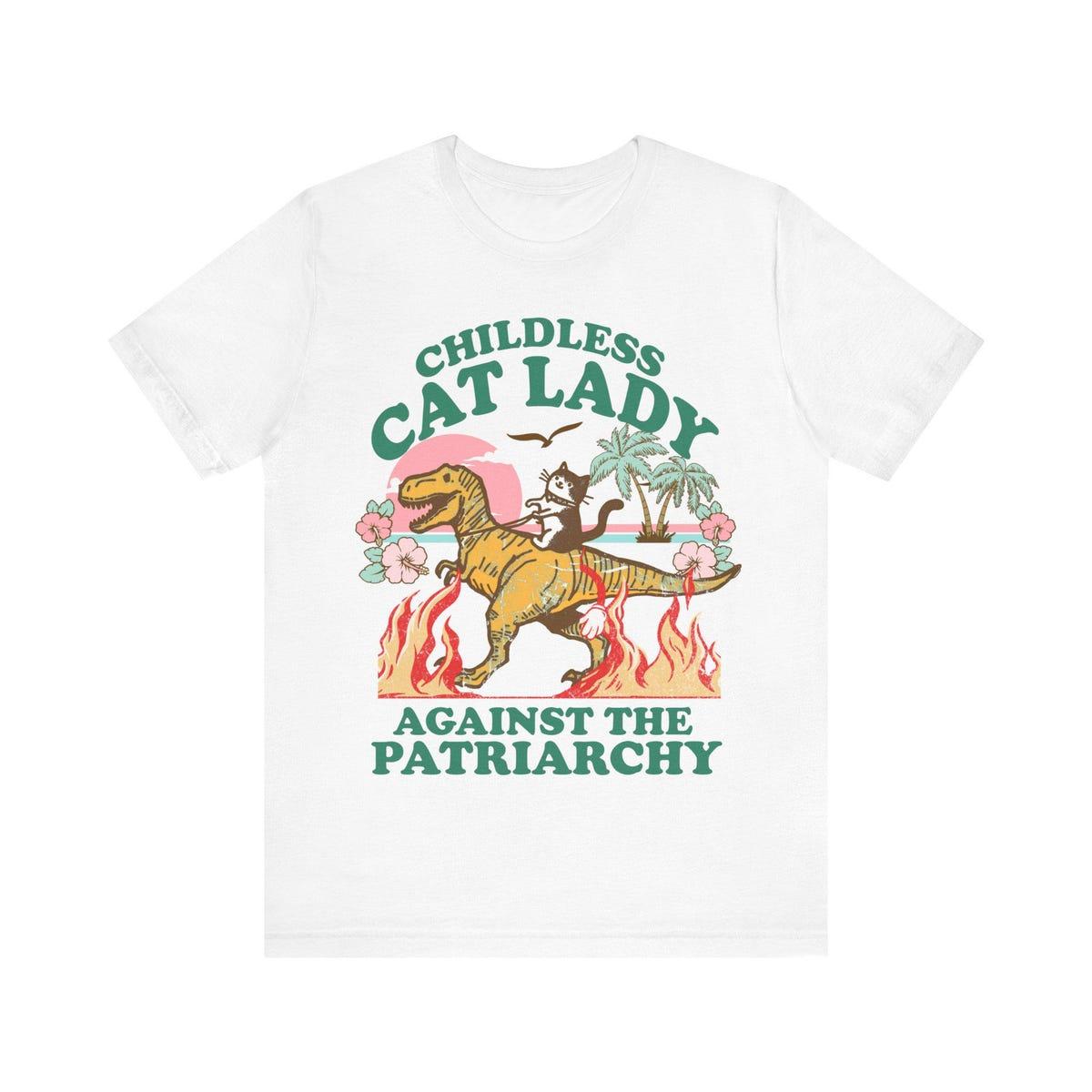 Childless Cat Lady Shirt 4