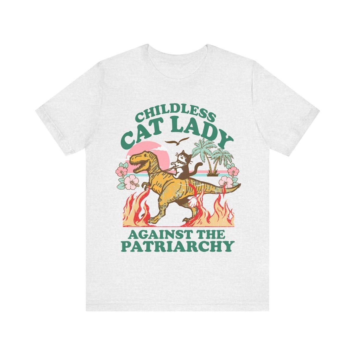 Childless Cat Lady Shirt 5