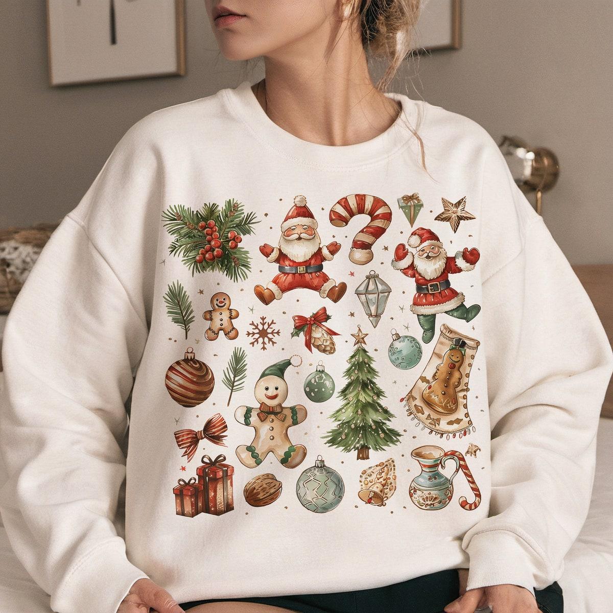 Christmas Coquette Bow Sweatshirts 1