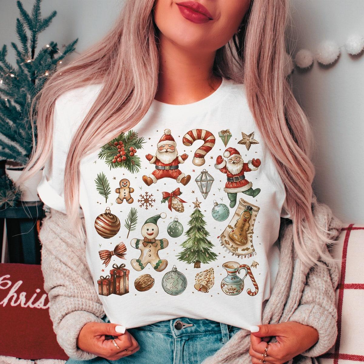 Christmas Coquette Bow Sweatshirts 3