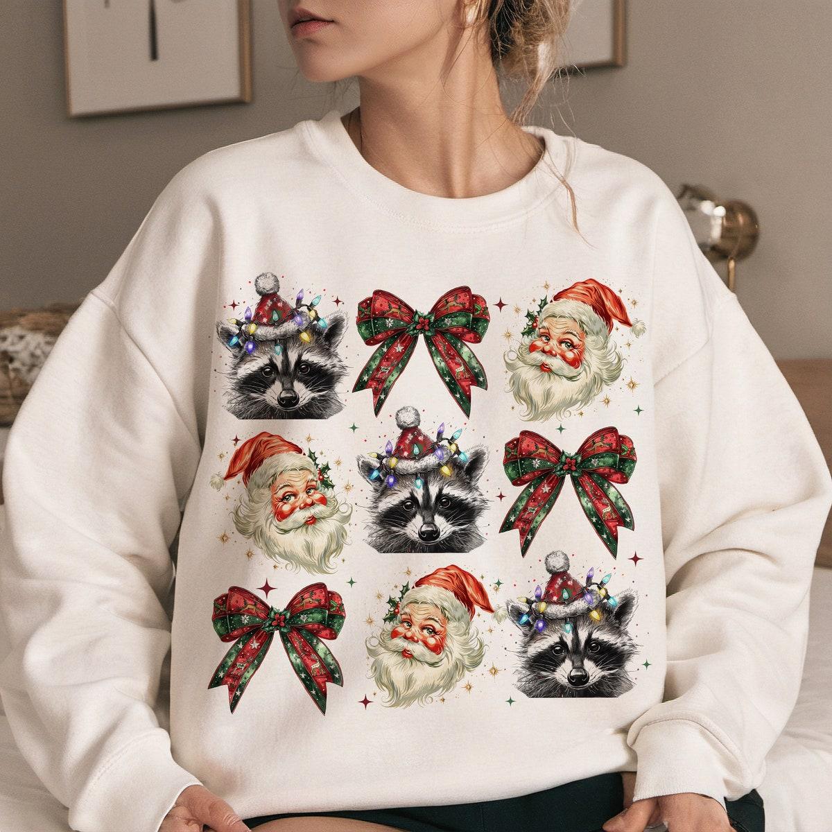 Christmas Raccoon Sweatshirts 2