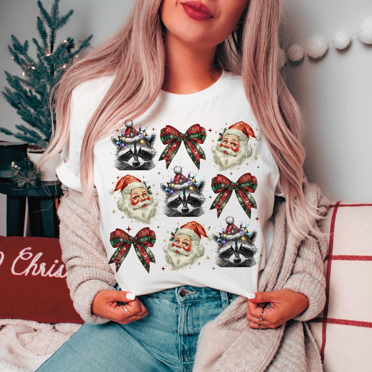 Christmas Raccoon Sweatshirts 5