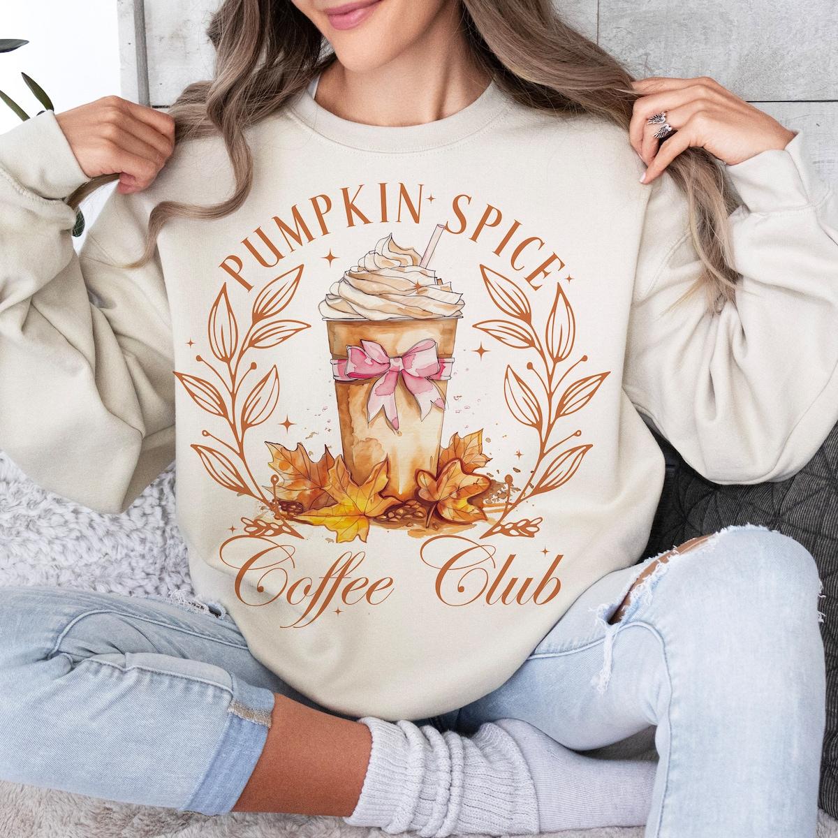 Coquette Pumpkin Spice Fall Shirt 4