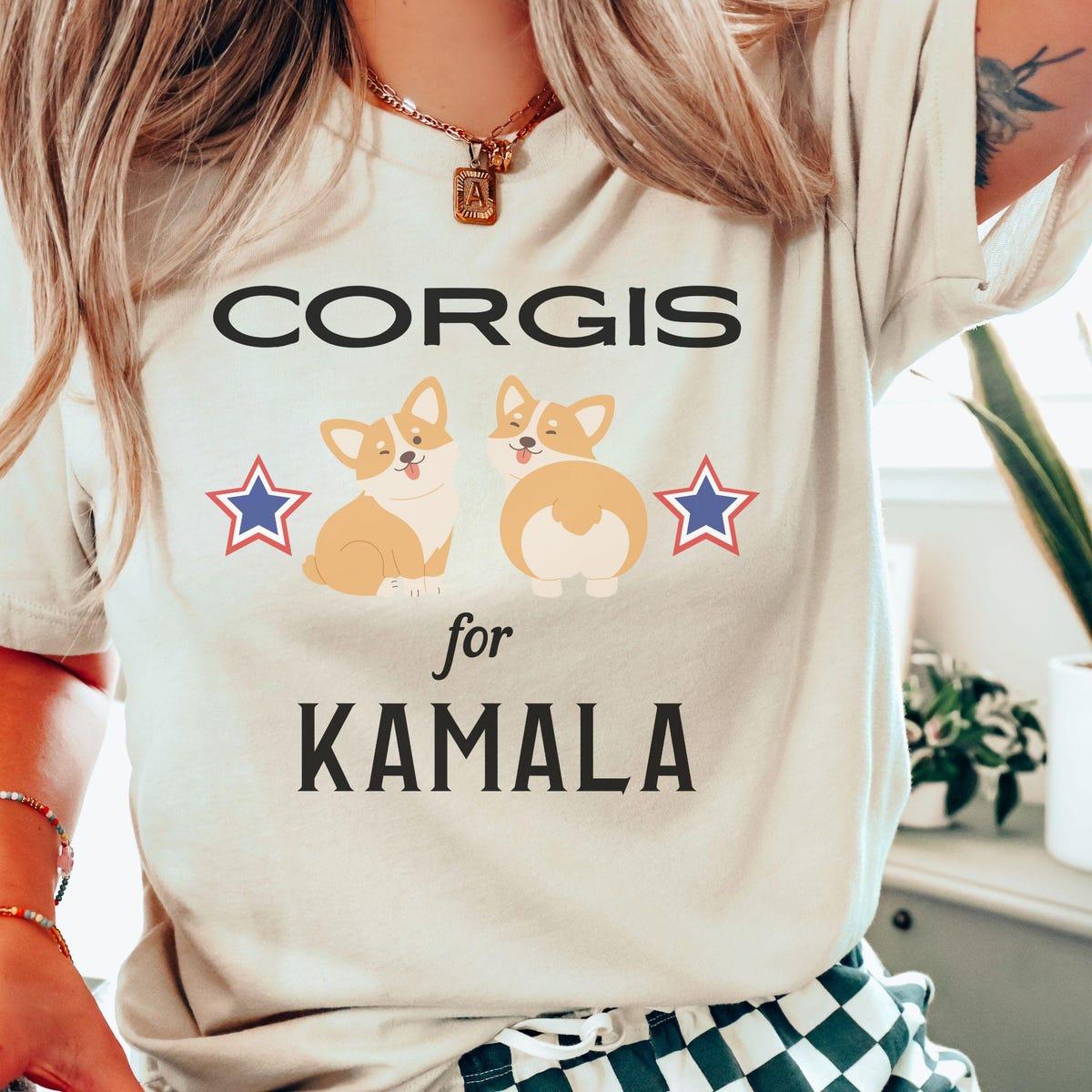 Corgis For Kamala President Harris Shirt 2