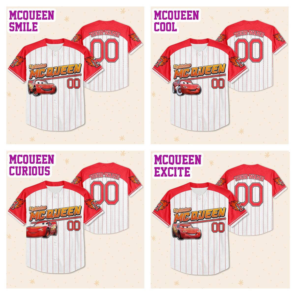 Custom Cars Collection Baseball Jersey 5