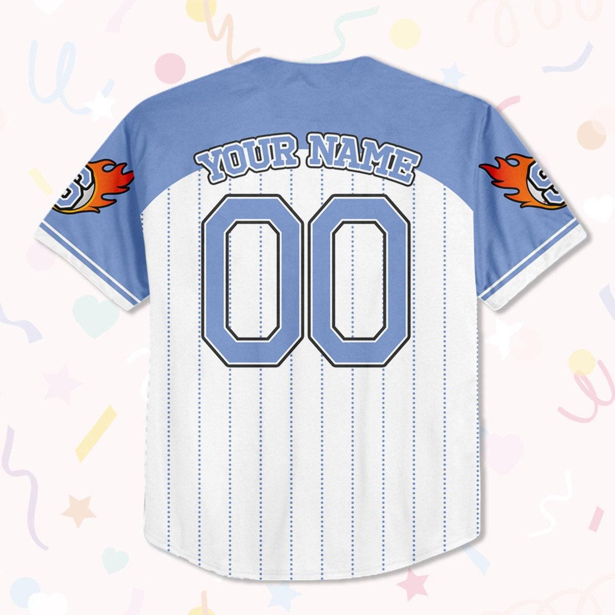 Custom Cars Sally Blue Personalized Jersey Disney Baseball Jersey 3