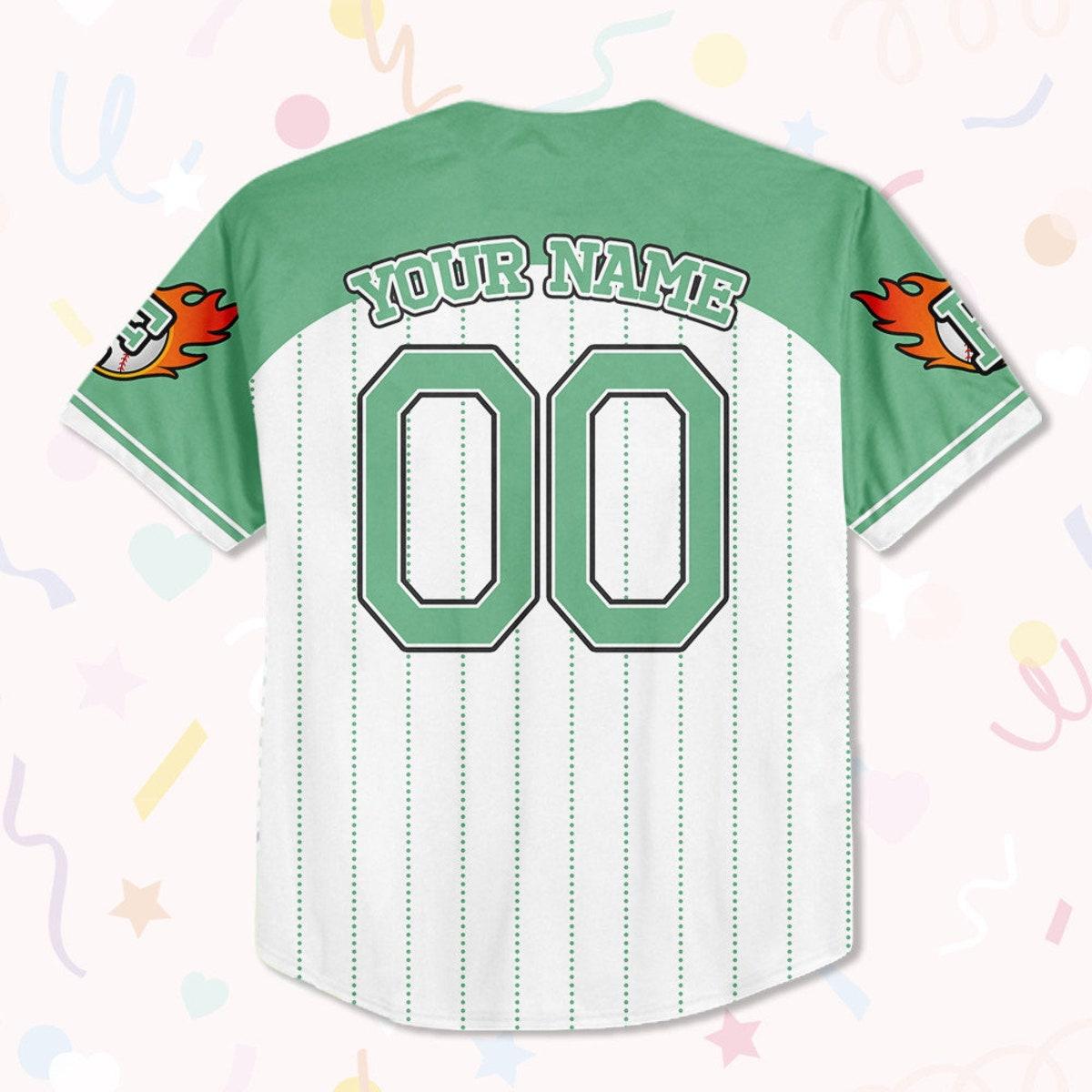 Custom Disney Fillmore Green Jersey Baseball Jersey 3