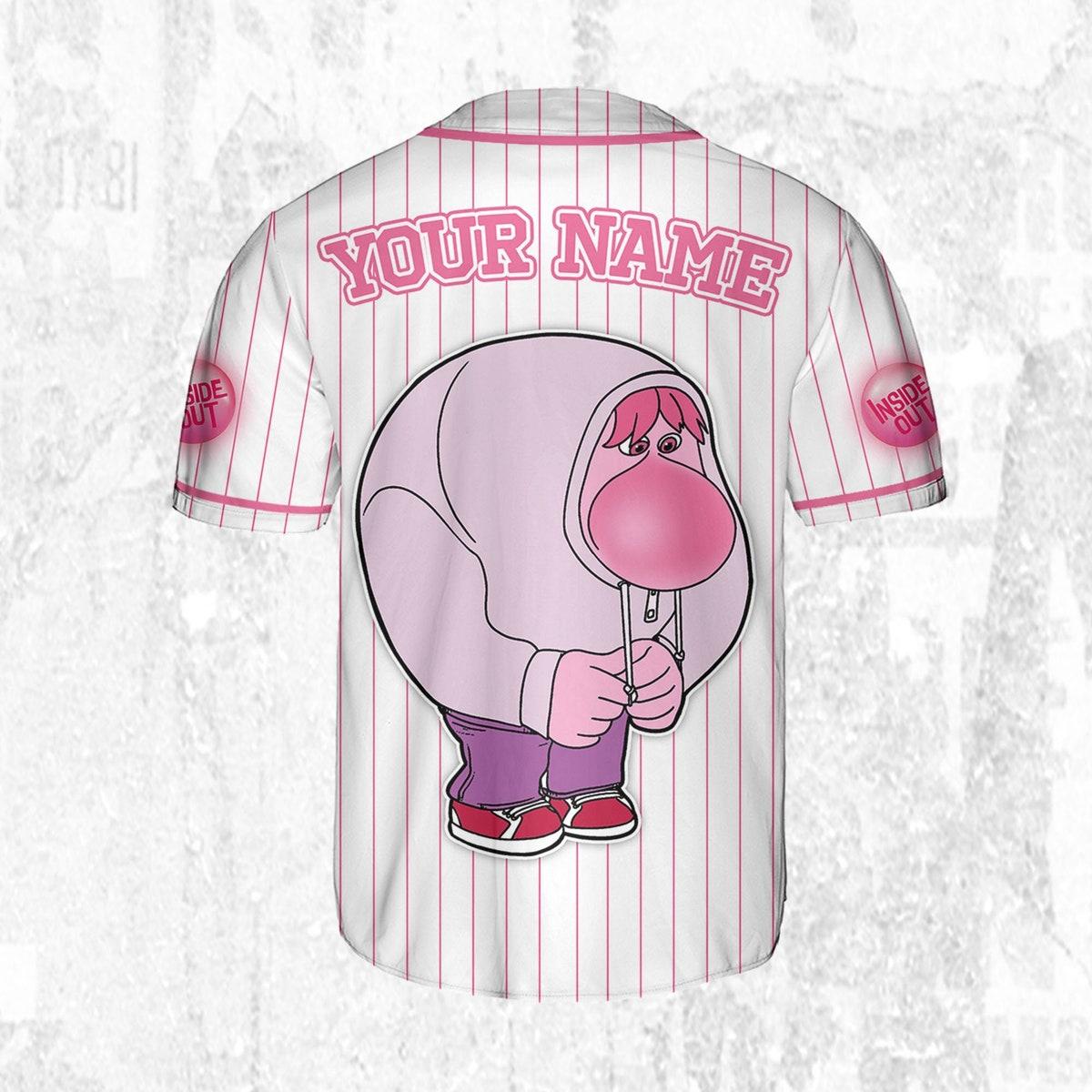 Custom Disney Inside Out Embarrassment Simple Baseball Jersey 4