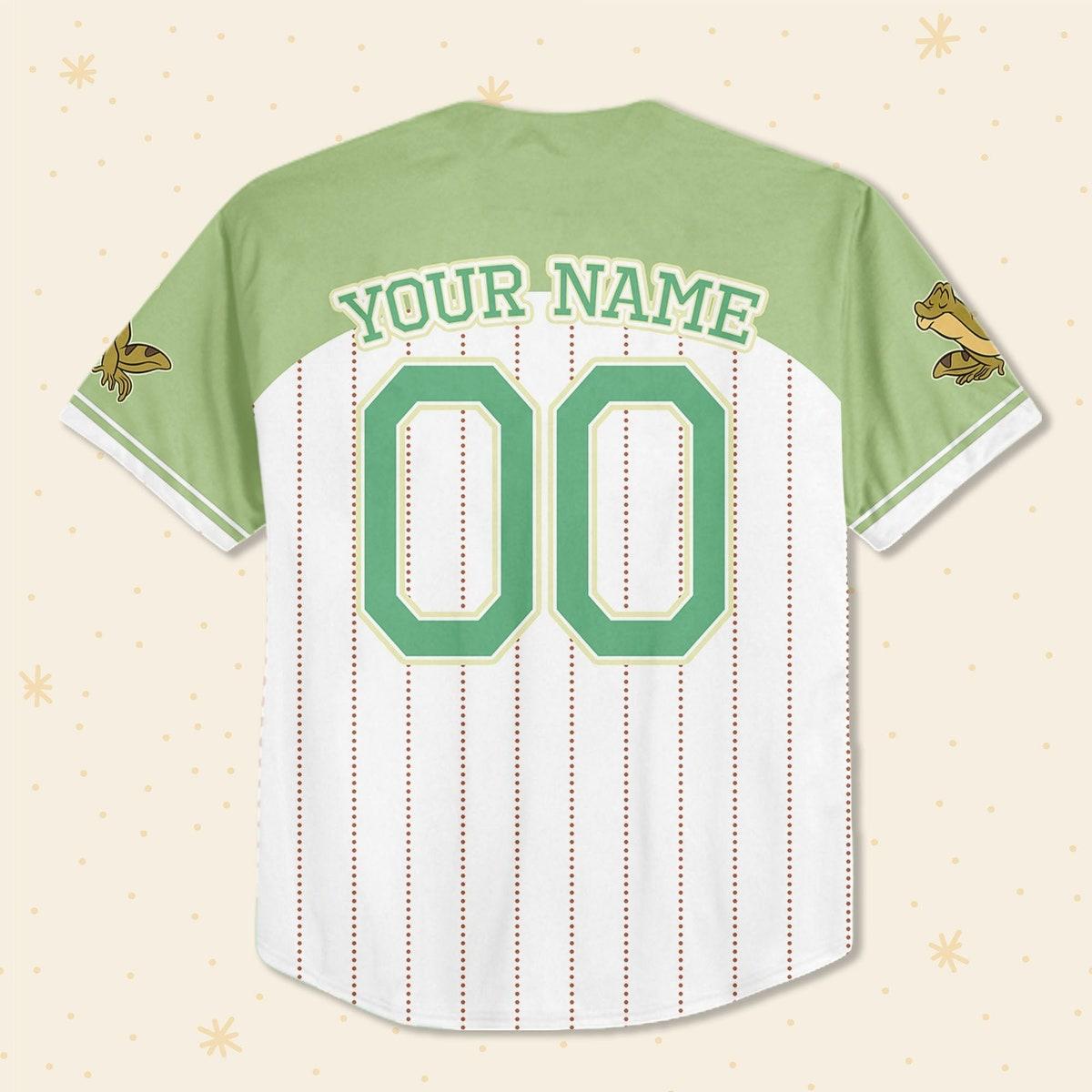 Custom Disney Princess Tiana Princess And The Frog Baseball Jersey 3