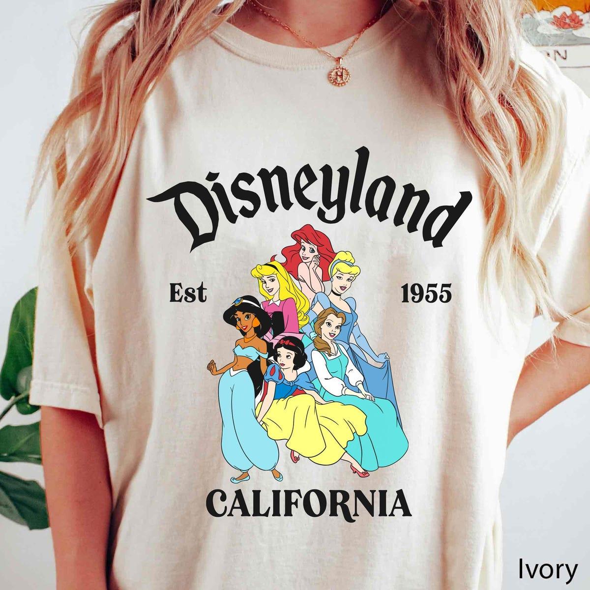 Custom Disneyland California 1955 Disney Villains Shirt 5