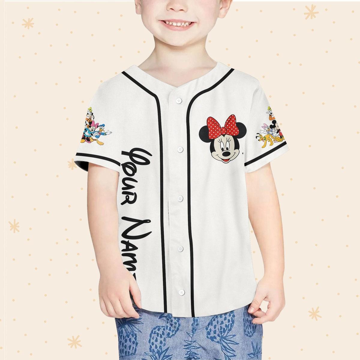 Custom Disneyland Disney Trip With Minnie Mouse 2024 Custom Baseball Jersey 4