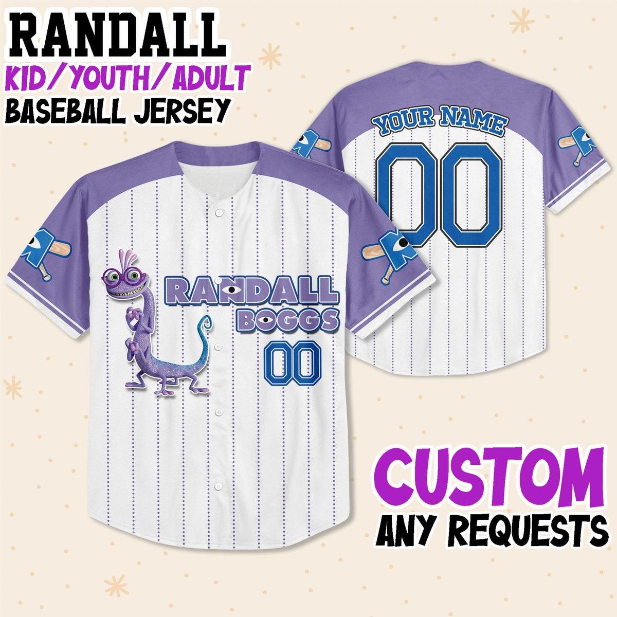 Custom Monster University Collection Baseball Jersey 4