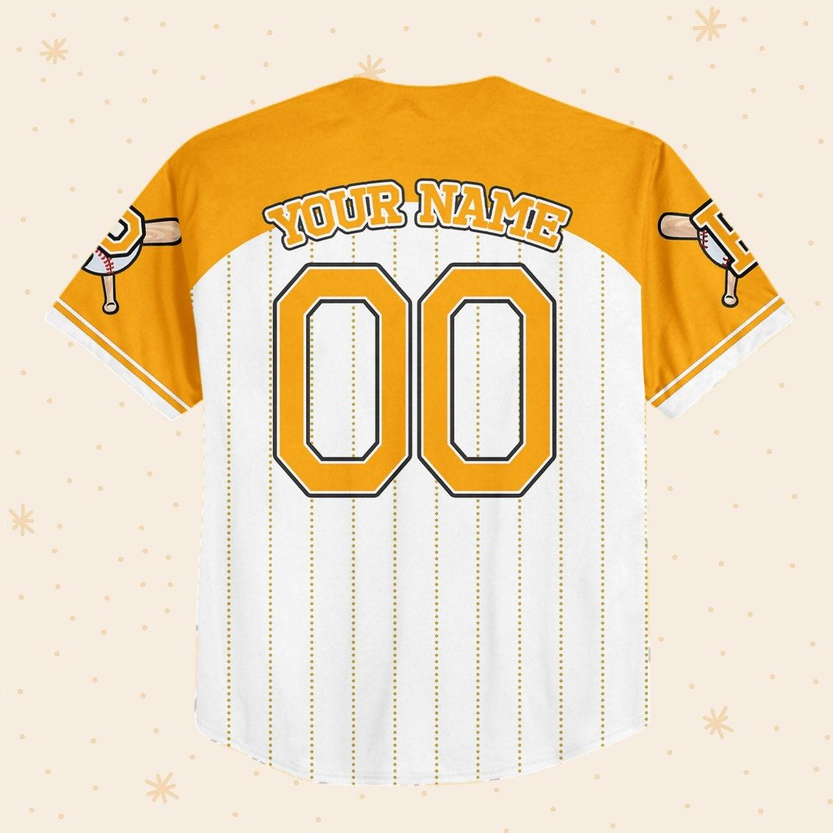 Custom Name Disney Game Day Baseball Jersey 3