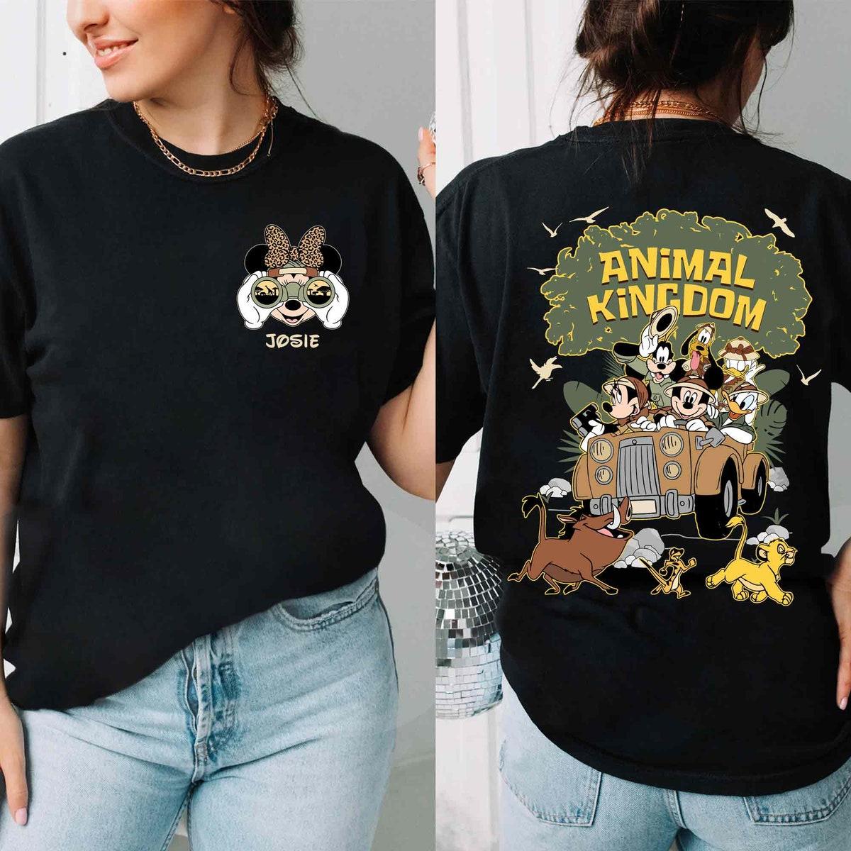 Custom Name Mickey And Friends The Lion King Animal Kingdom Shirt 2