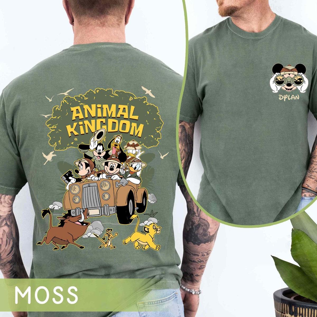 Custom Name Mickey And Friends The Lion King Animal Kingdom Shirt 3