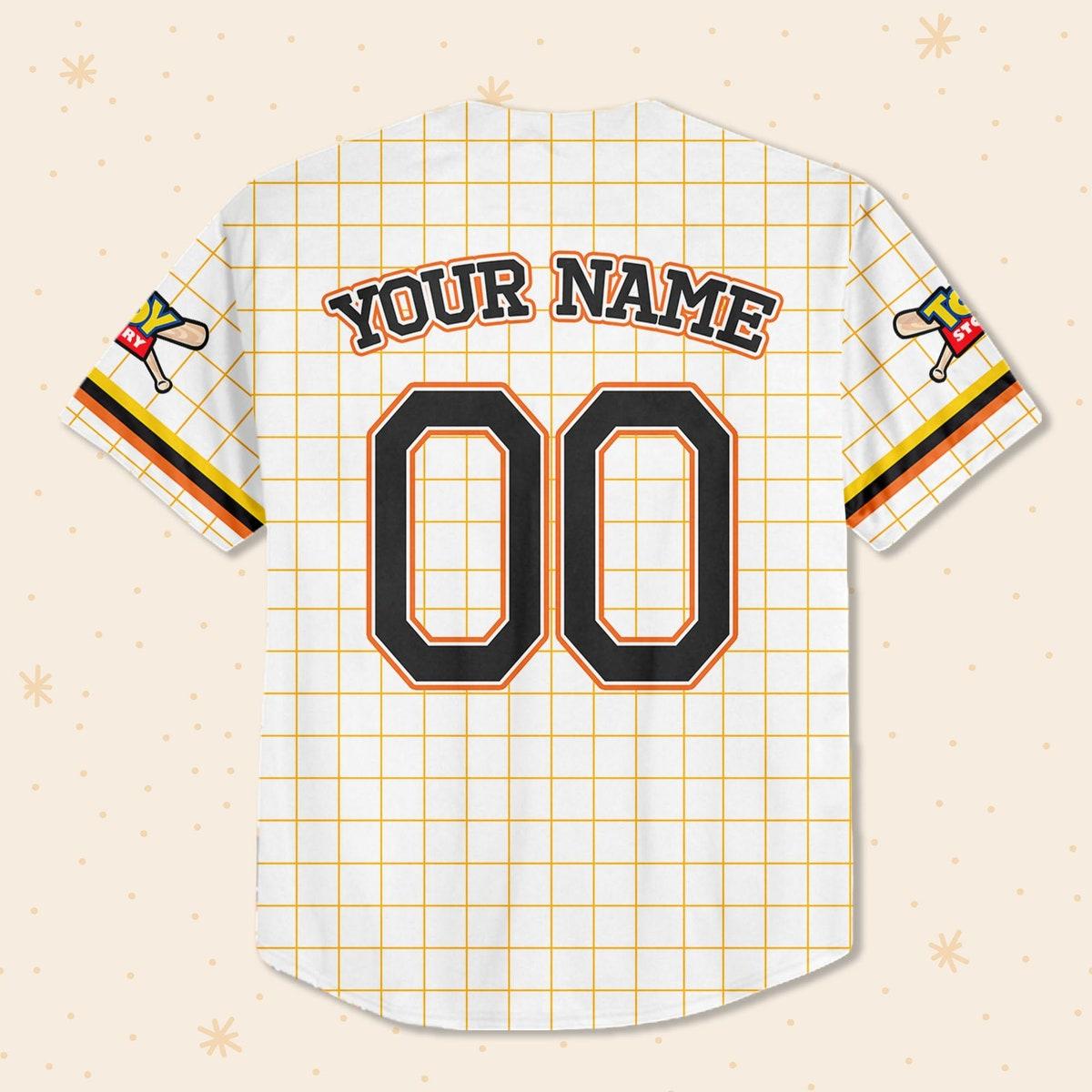 Custom Toy Story Woody Disney Baseball Jersey 3