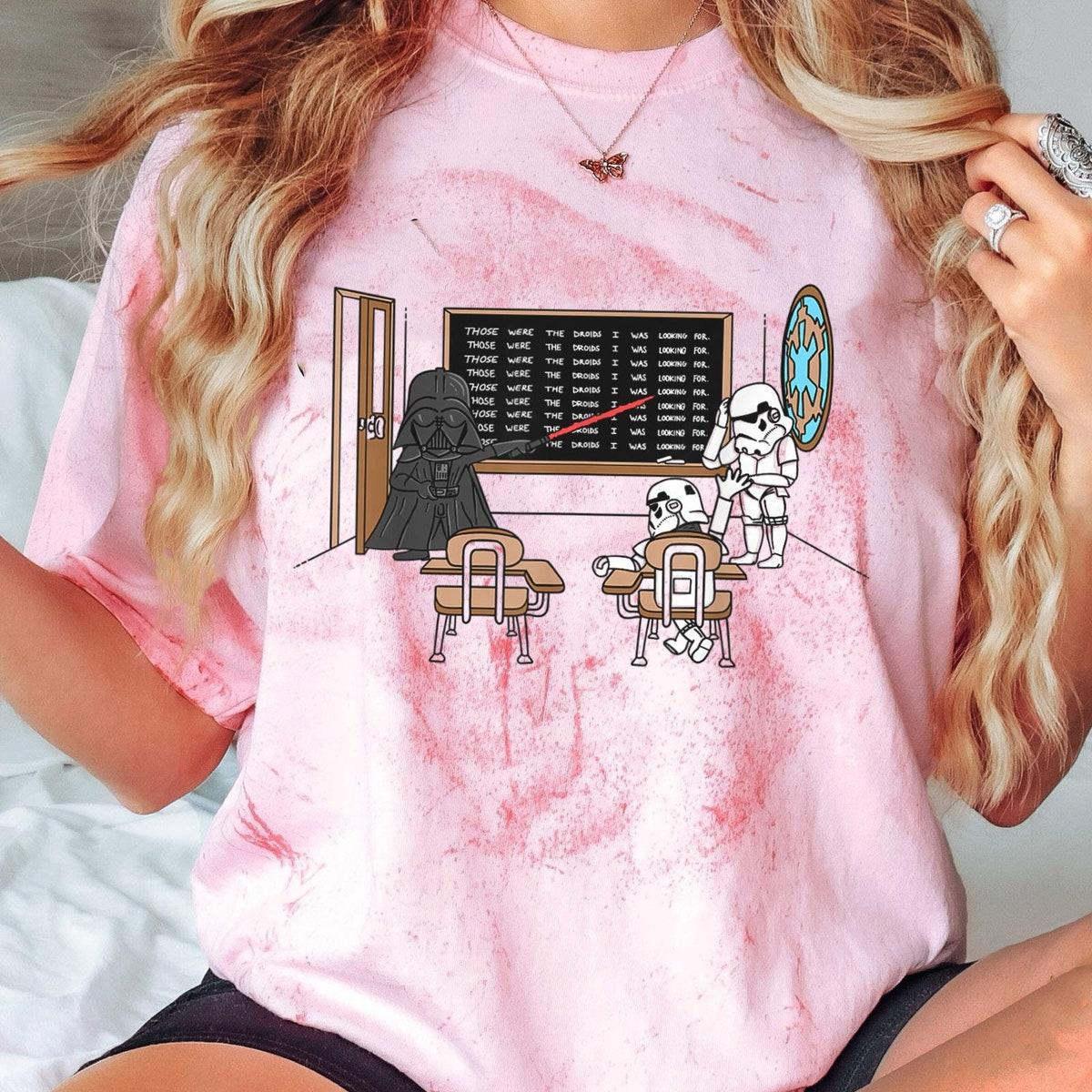 Darth Vader Those Were The Droids Classroom Doodle Blast Shirt 2