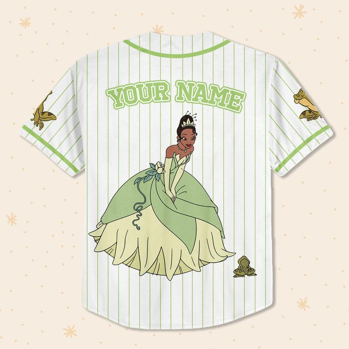 Disney Princess Tiana Princess And The Frog Simple Custom Baseball Jersey 3