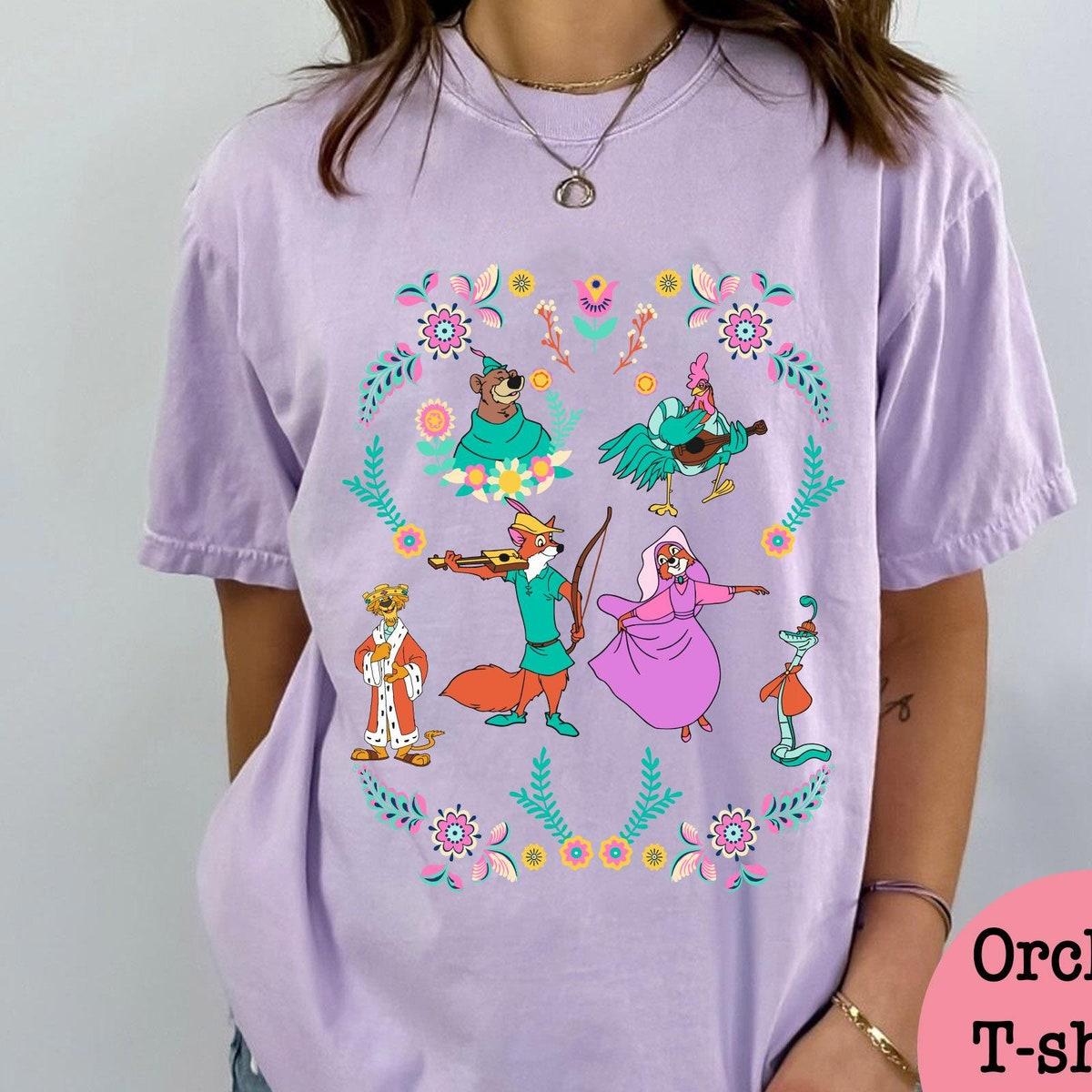 Disney Robin Hood Floral Folk Shirt 2