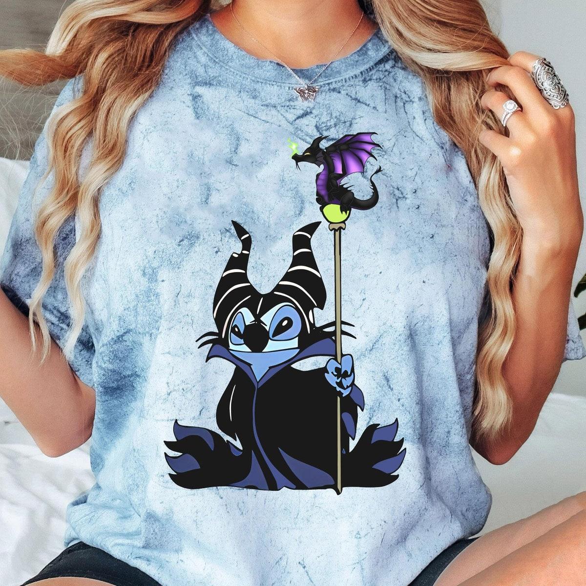 Disney Stitch Cosplay Maleficent Blast Shirt 5