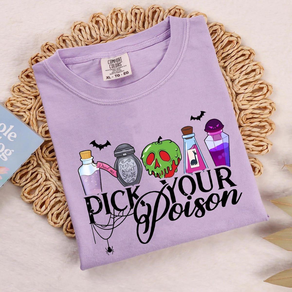 Disney Villains Pick Your Poison Shirt 1