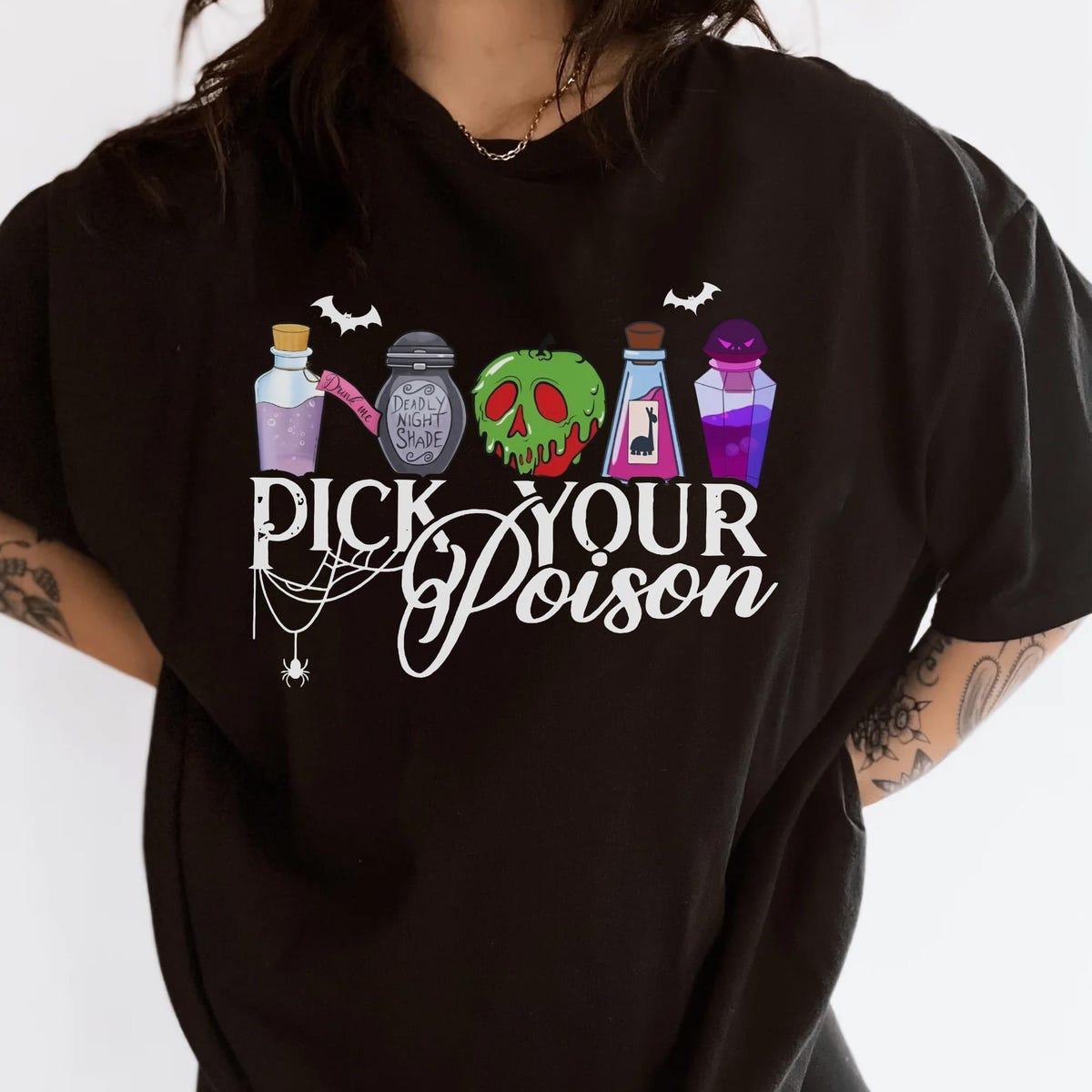 Disney Villains Pick Your Poison Shirt 2