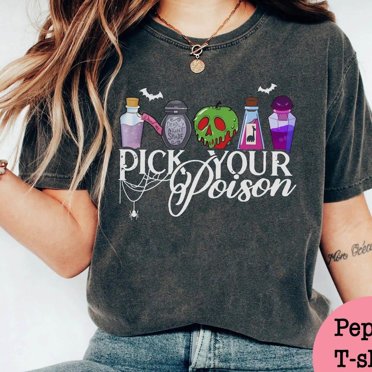 Disney Villains Pick Your Poison Shirt 4