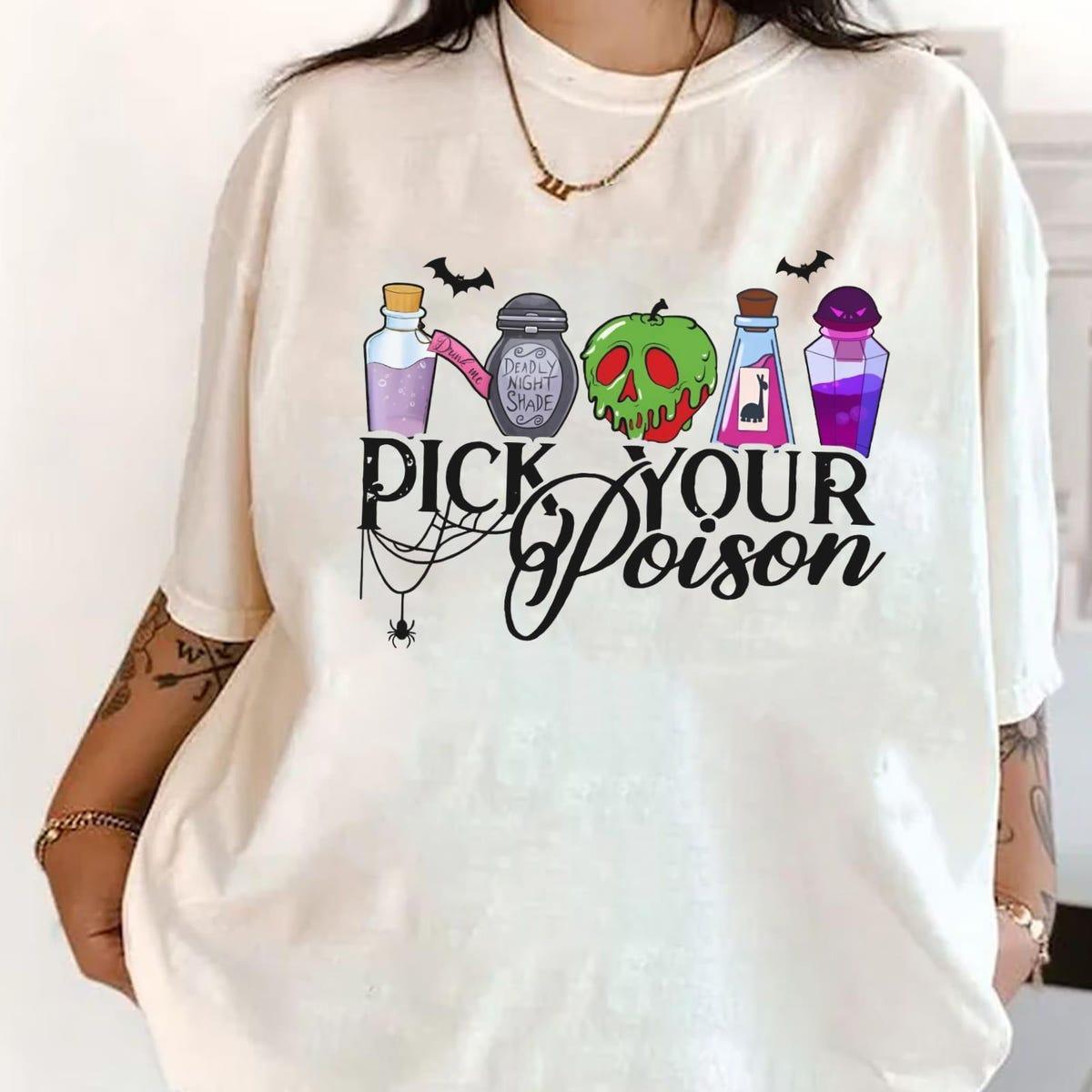 Disney Villains Pick Your Poison Shirt 5