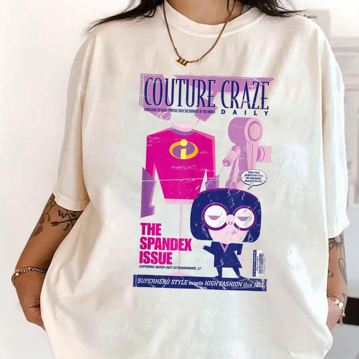 Edna Mode Magazine Cover Couture Craze The Spandex Issue Shirt 2