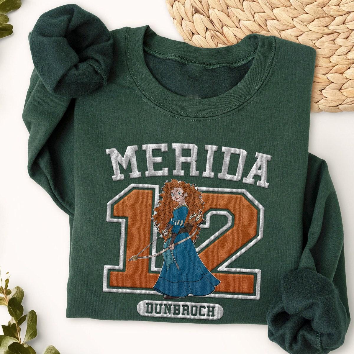 Embroidered Brave Merida Princess Sweatshirt 1