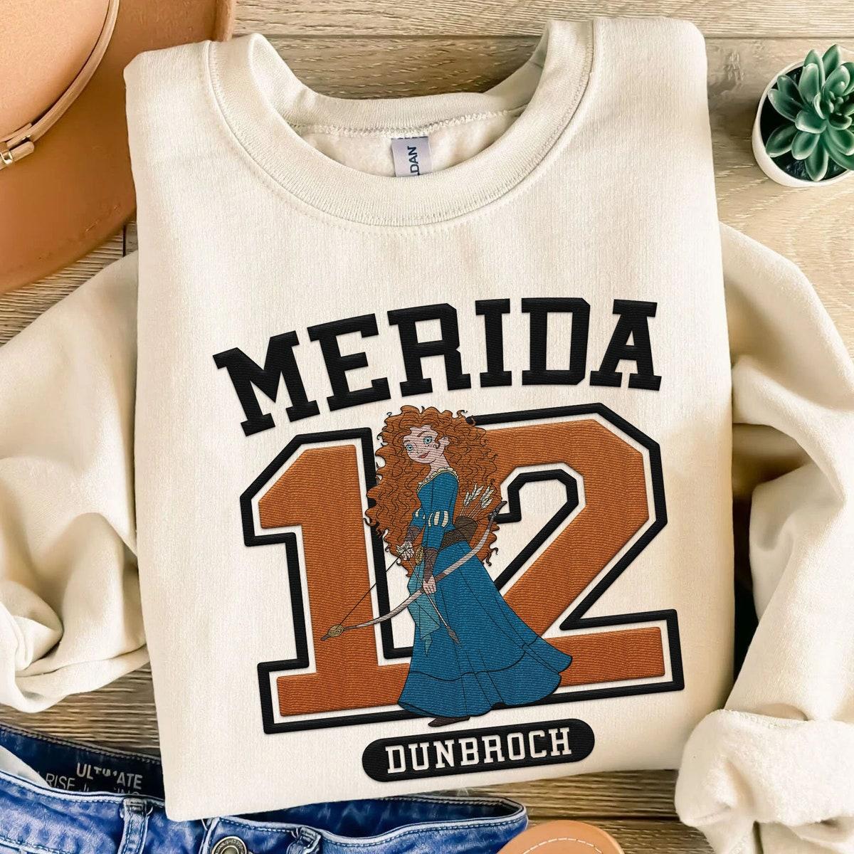 Embroidered Brave Merida Princess Sweatshirt 2