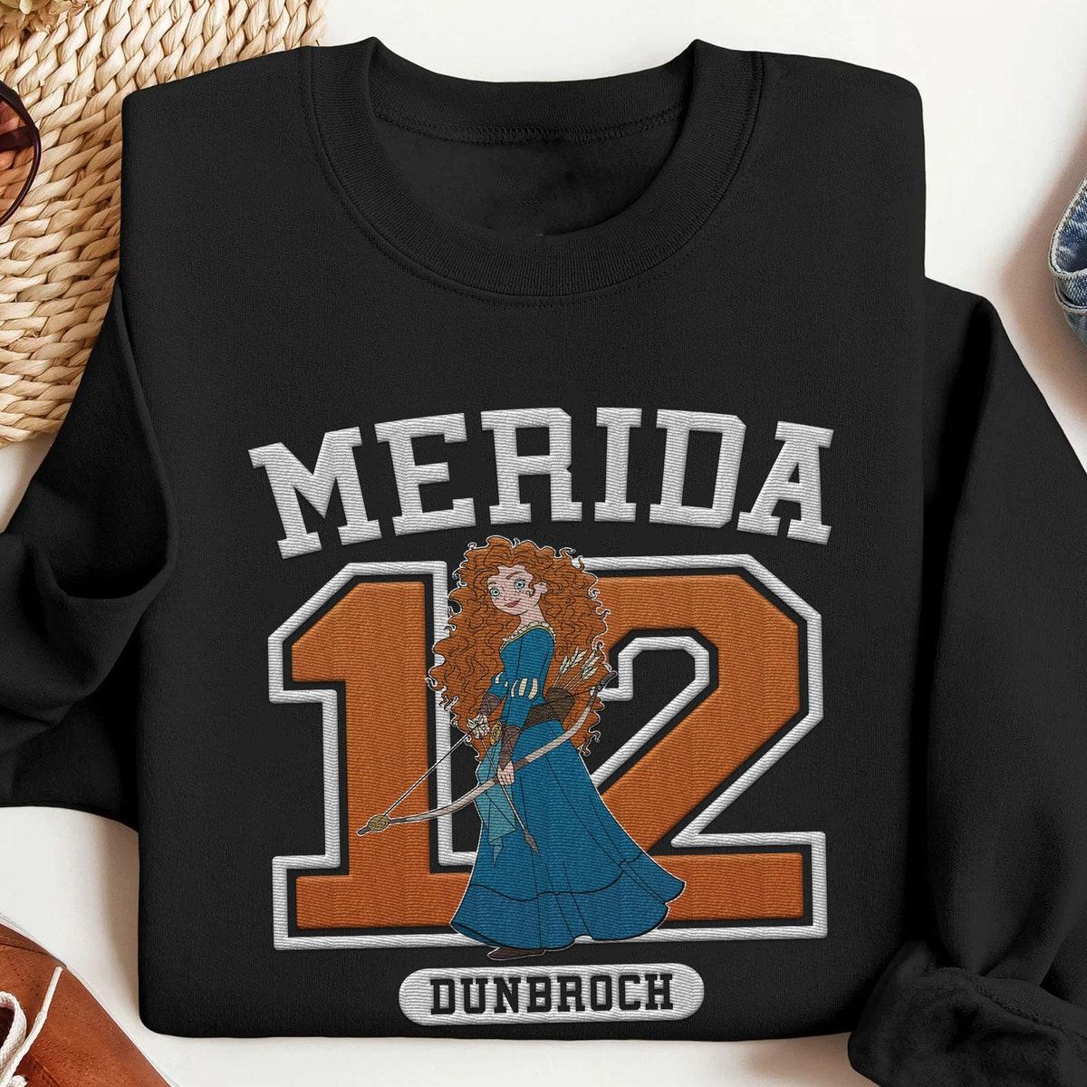 Embroidered Brave Merida Princess Sweatshirt 3