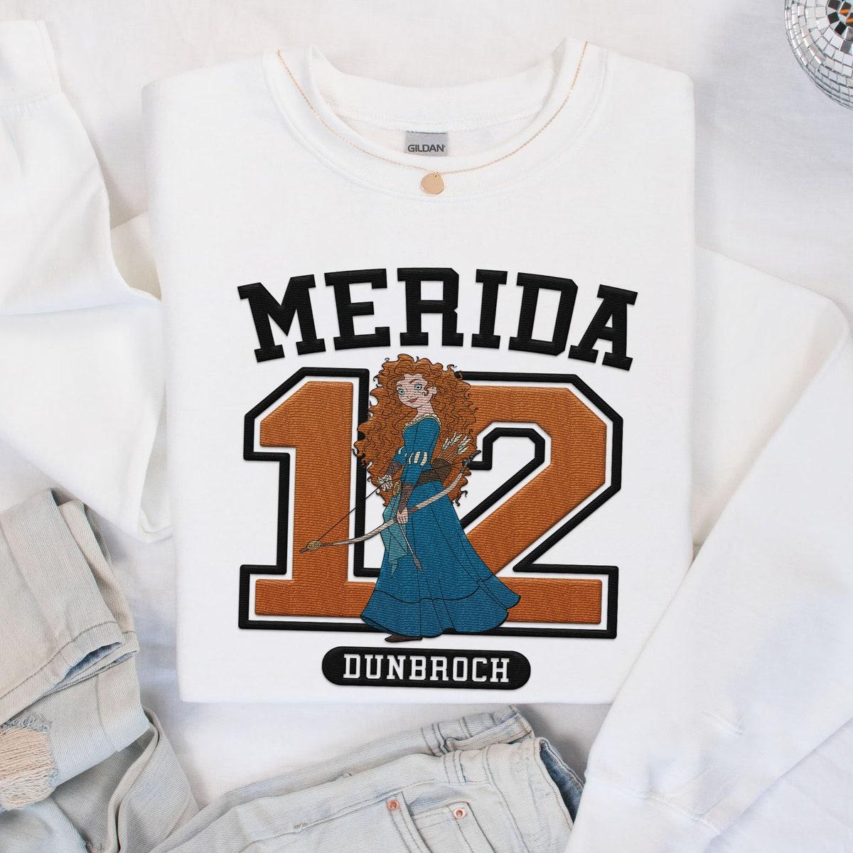 Embroidered Brave Merida Princess Sweatshirt 4