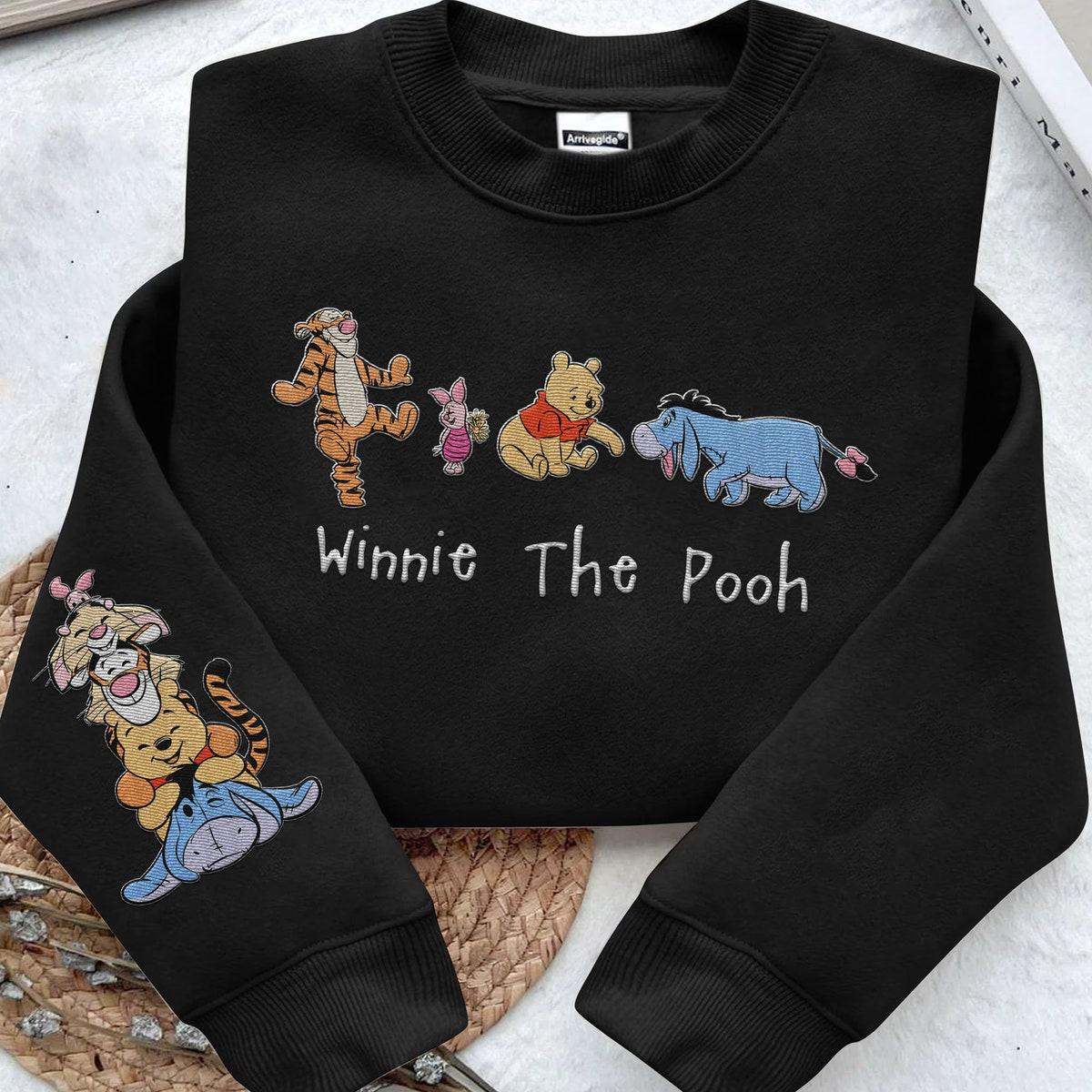 Embroidered Disney Winnie The Pooh Sweatshirt 1