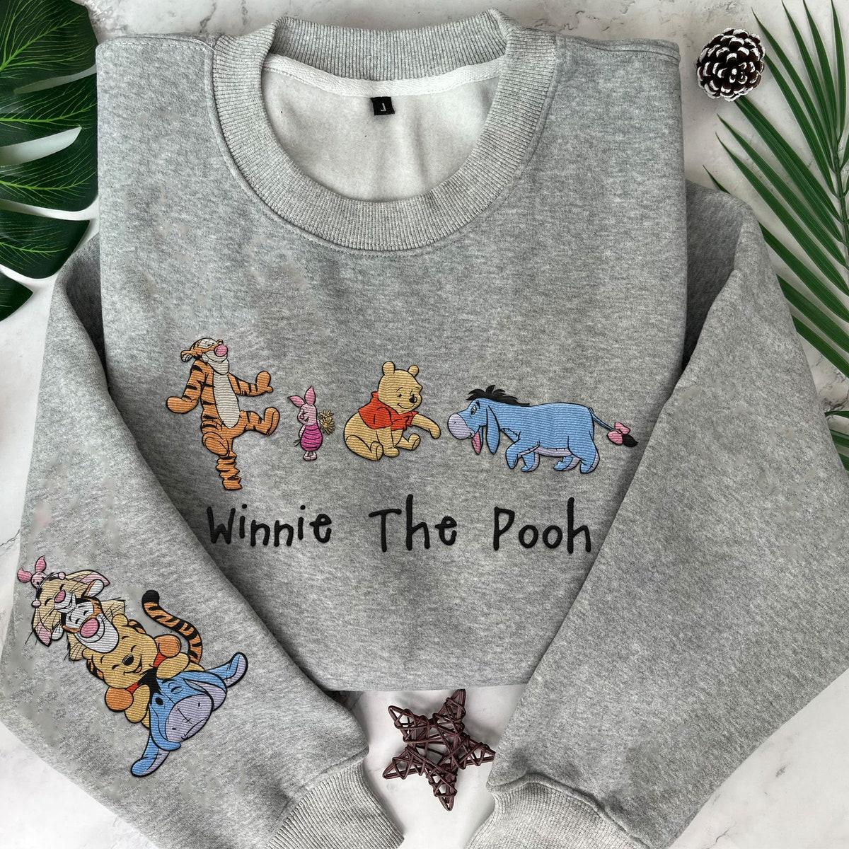 Embroidered Disney Winnie The Pooh Sweatshirt 2