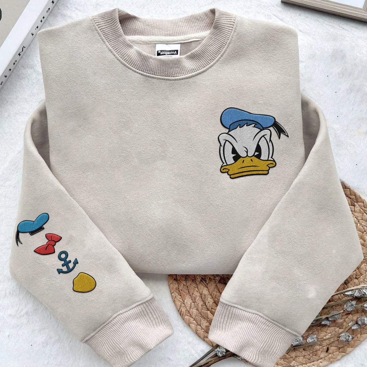 Embroidered Donald Duck 90th Anniversary Sweatshirt 1