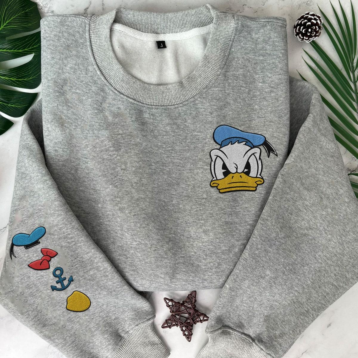 Embroidered Donald Duck 90th Anniversary Sweatshirt 3