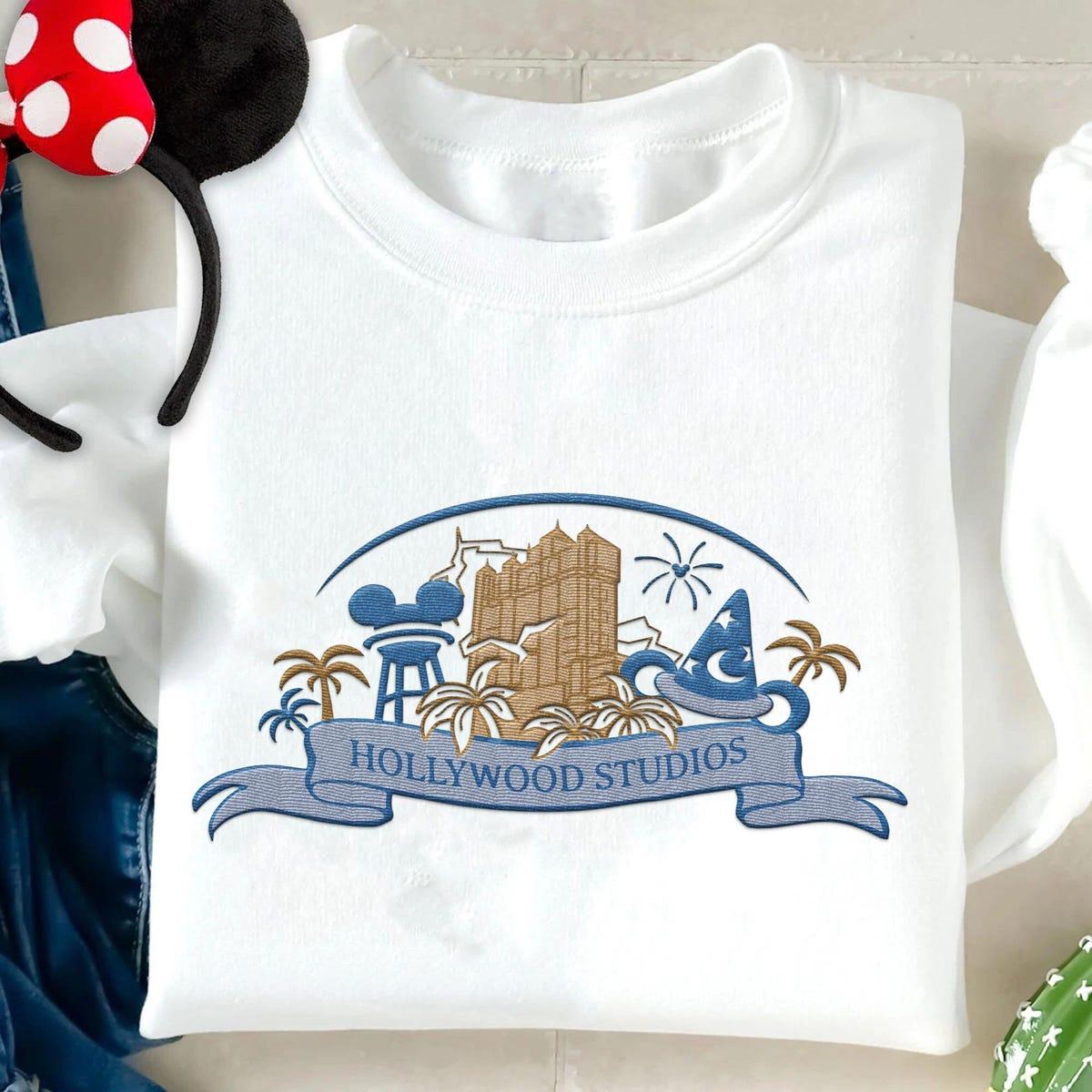 Embroidered Hollywood Studios Disney Embroidery Sweater 1