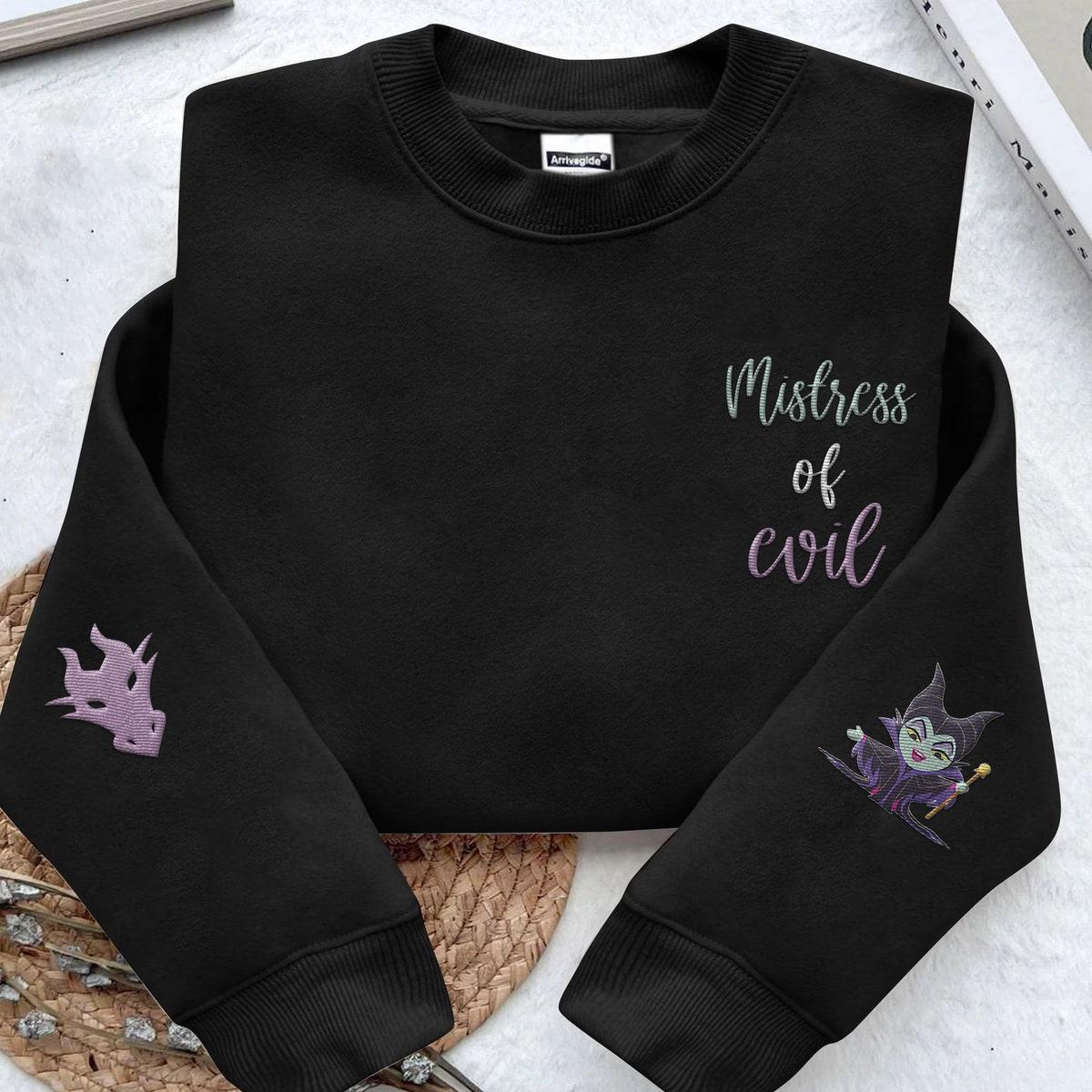 Embroidered Maleficent Dragon Mistress Of Evil Sweatshirt 1