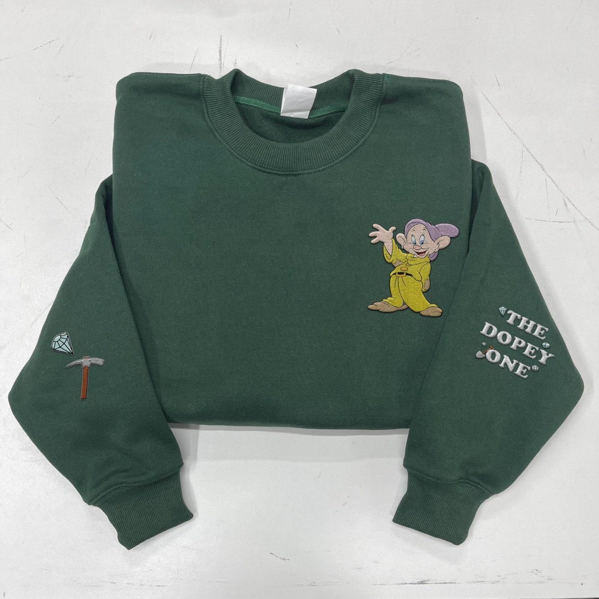 Embroidered The Dopey One Snow White And Seven Dwarfs Sweatshirt 2