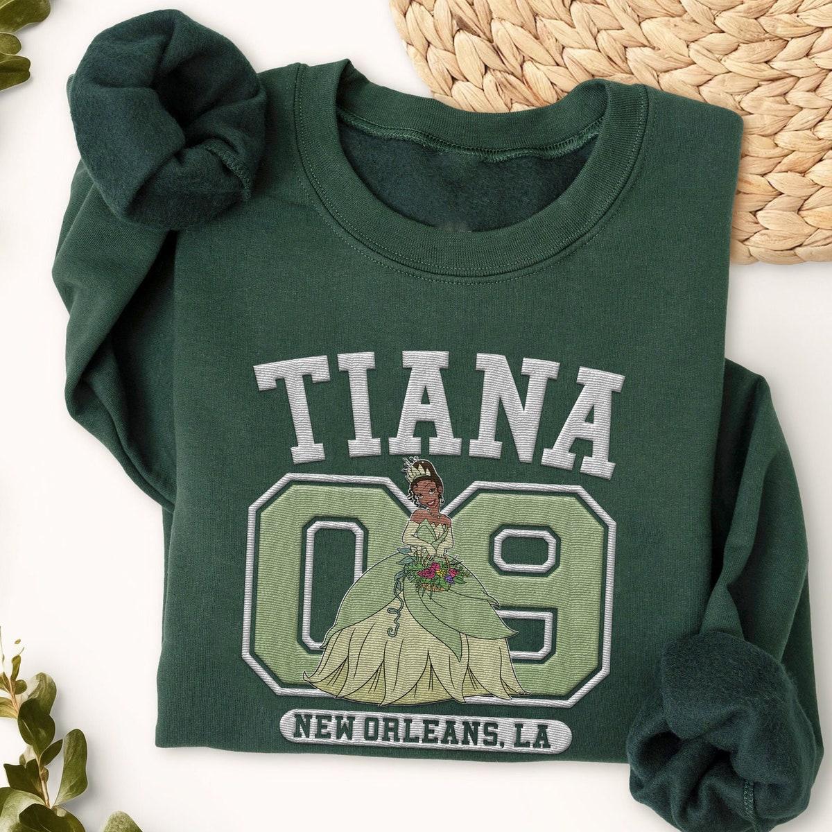 Embroidered Tiana Princess And The Frog Sweatshirt 2