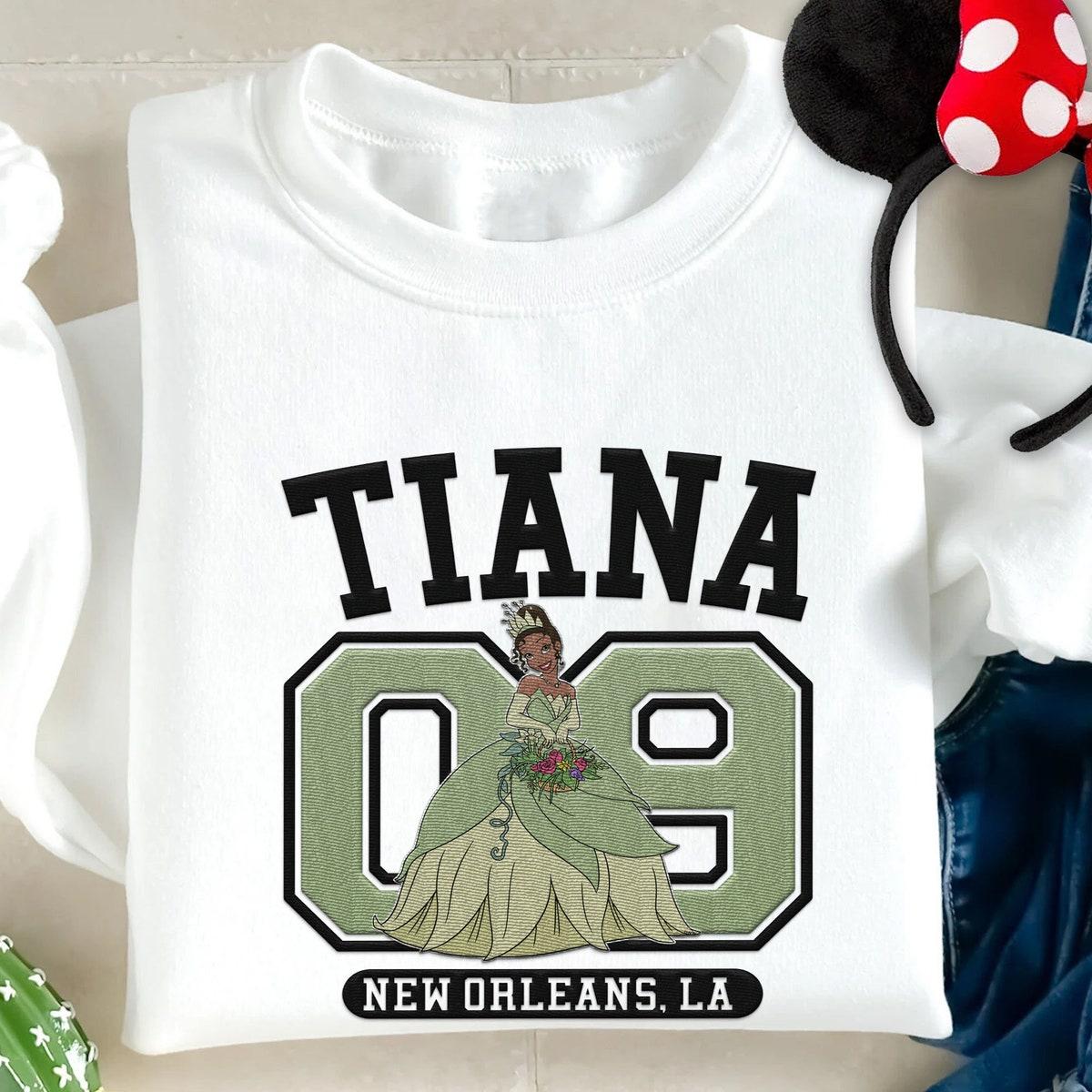 Embroidered Tiana Princess And The Frog Sweatshirt 3