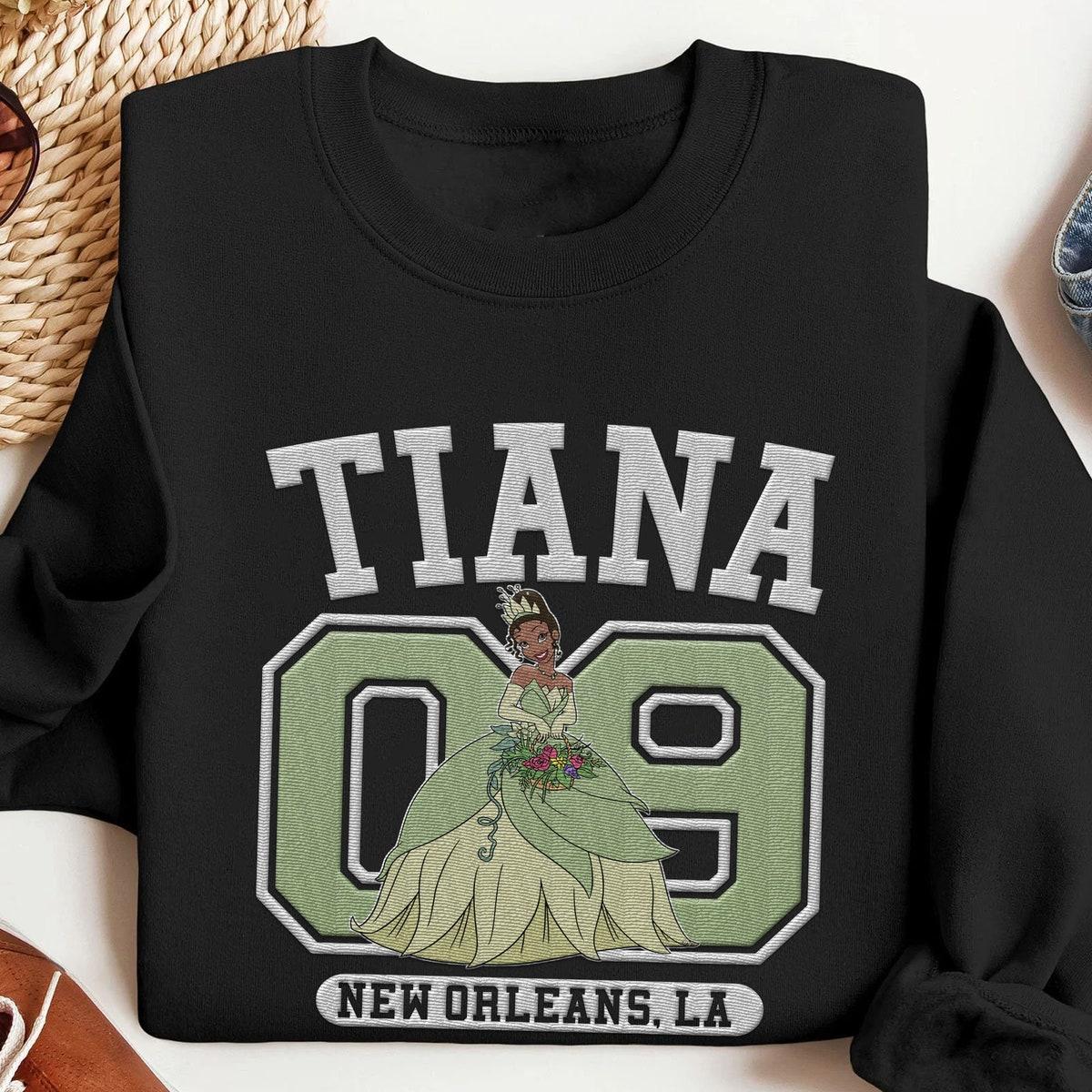 Embroidered Tiana Princess And The Frog Sweatshirt 4