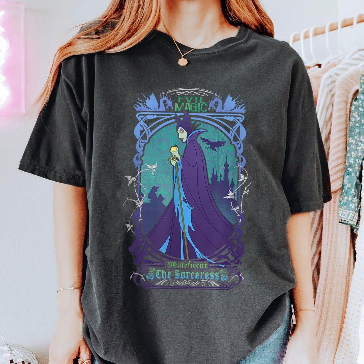 Evil Magic Maleficent The Sorceress Deep Purple Shirt 2