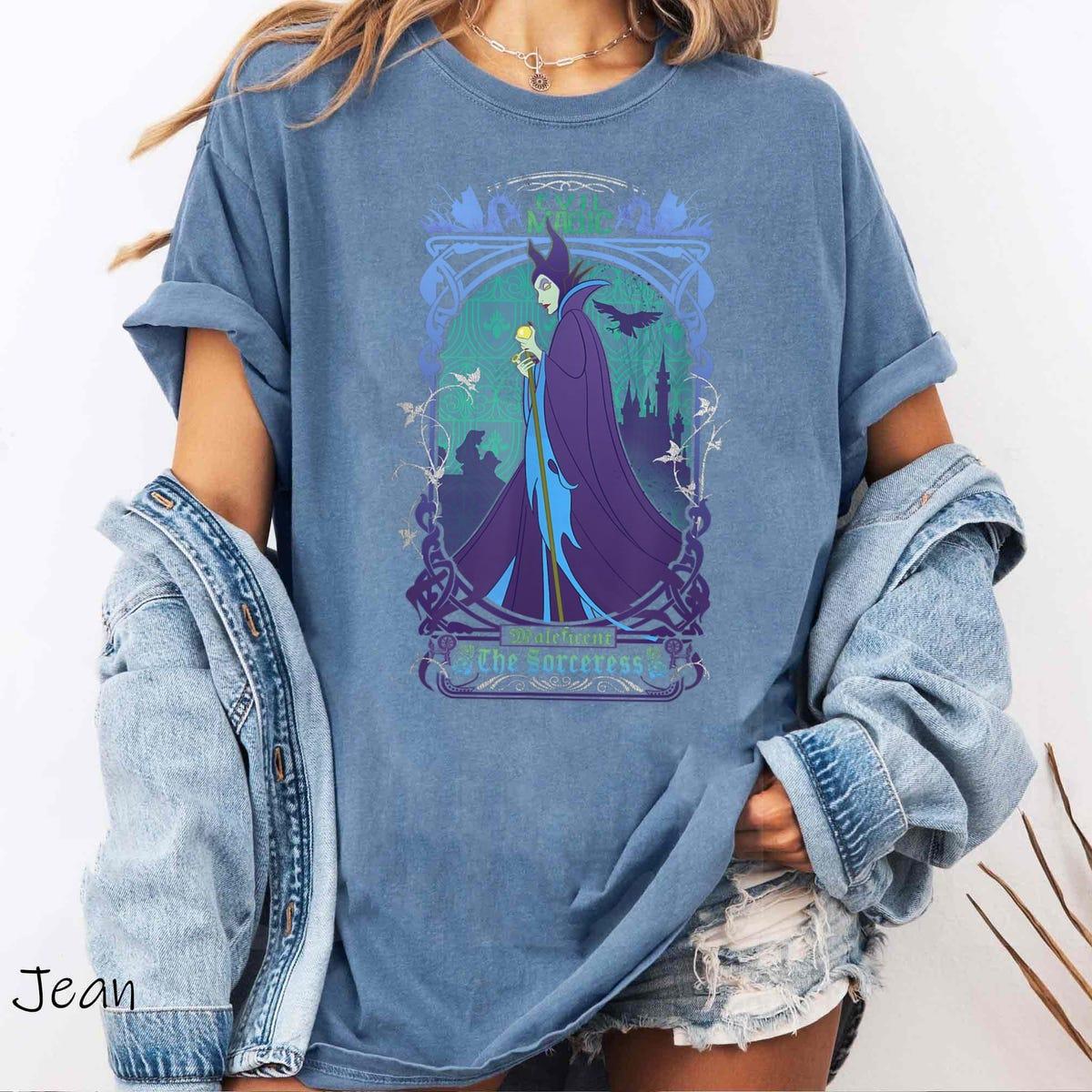 Evil Magic Maleficent The Sorceress Deep Purple Shirt 3