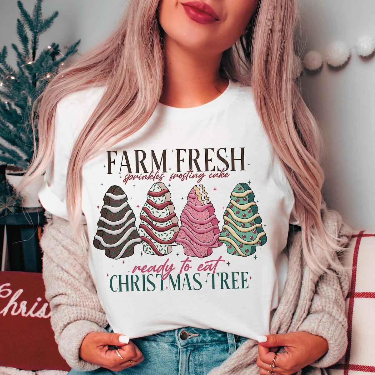 Farm Fresh Christmas Tree Merry Christmas Sweatshirts 1