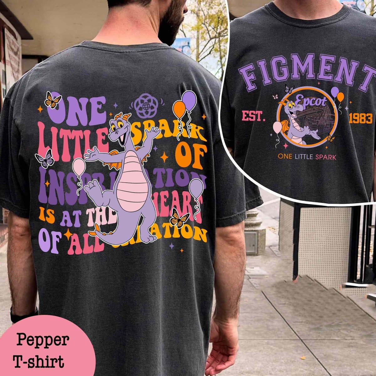 Figment Dragon One Little Spark Inspiration Is At The Heart Shirt 2