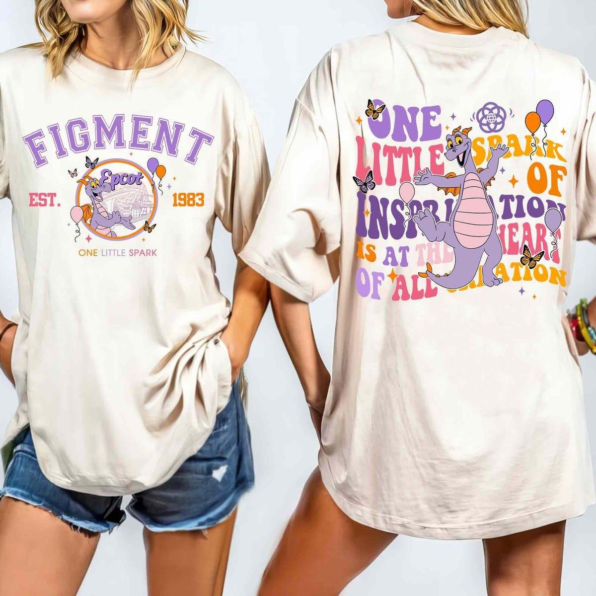 Figment Dragon One Little Spark Inspiration Is At The Heart Shirt 3