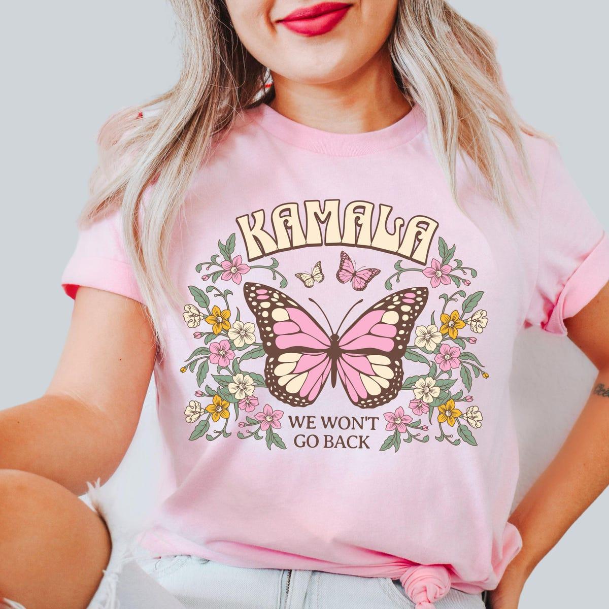 Floral Kamala Harris Retro Shirt 4